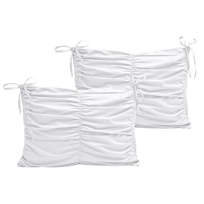 White Twin Polyester 180 Thread Count Washable Down Comforter Set