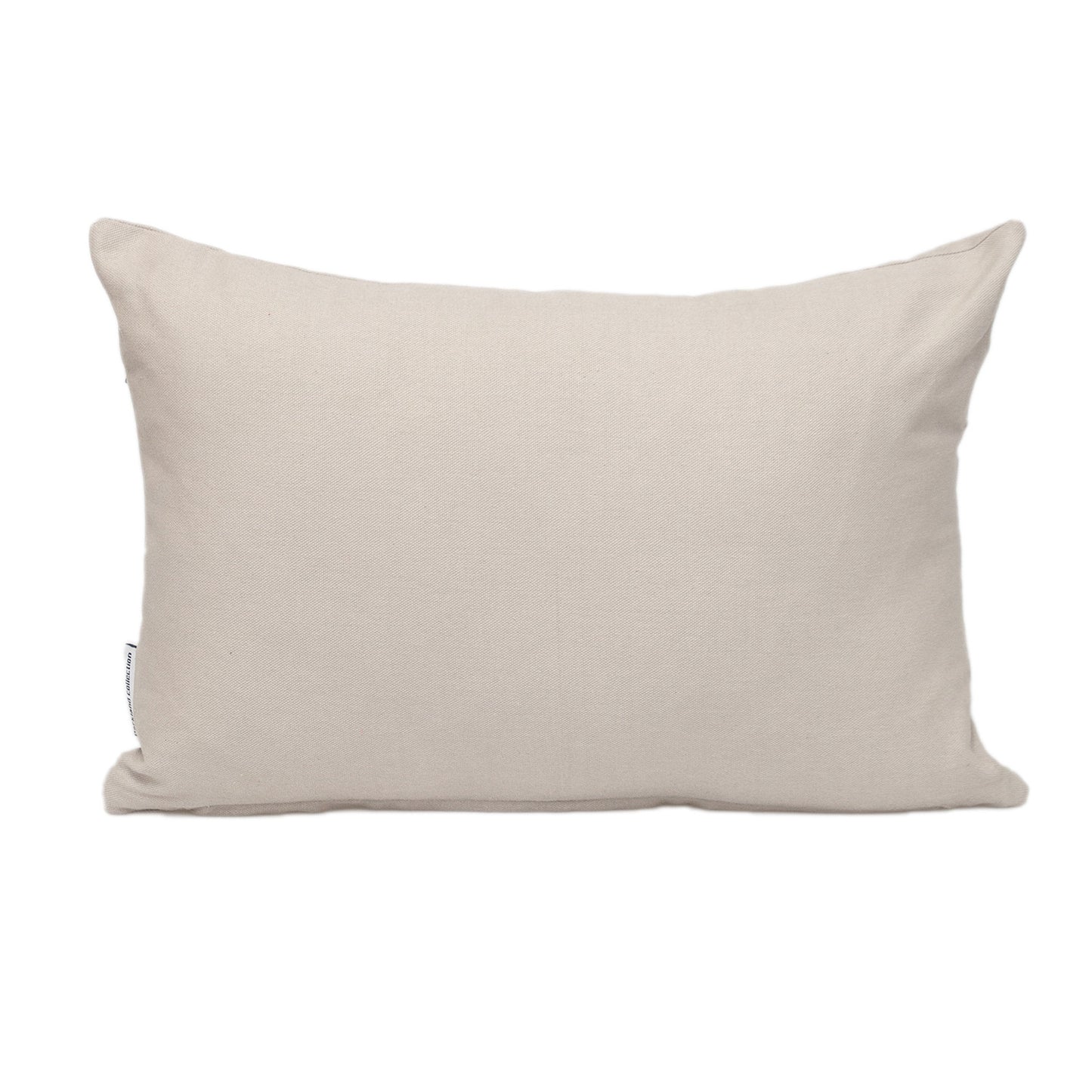 12" X 18" Natural Cotton Throw Pillow