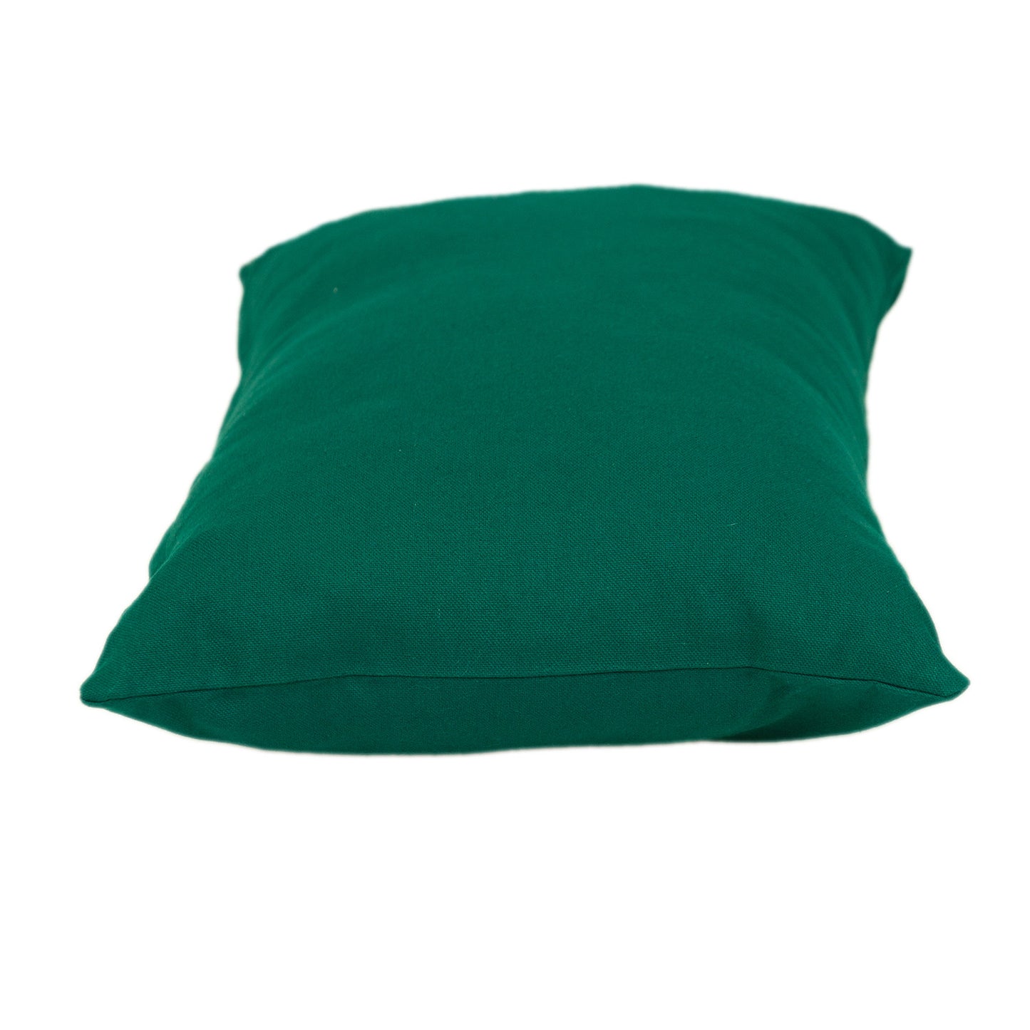 12" X 18" Green Cotton Throw Pillow