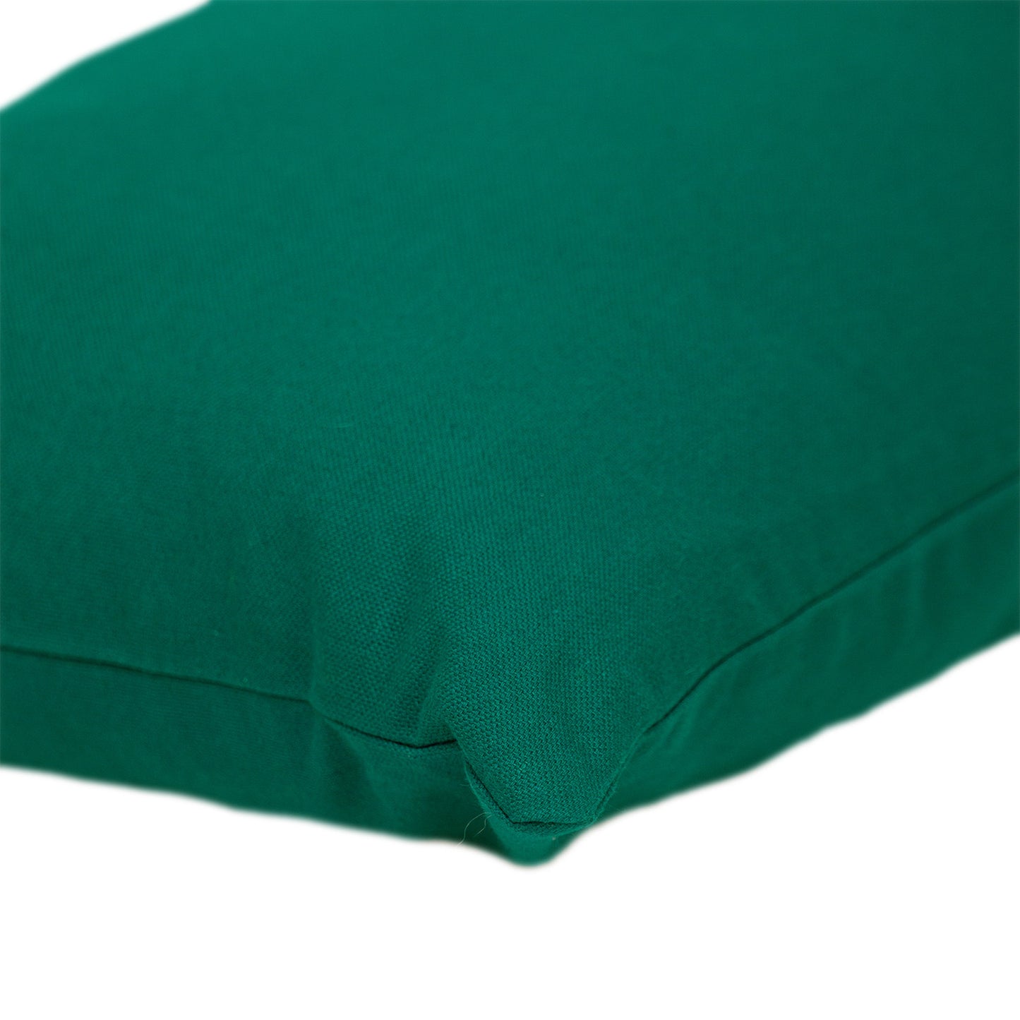 12" X 18" Green Cotton Throw Pillow