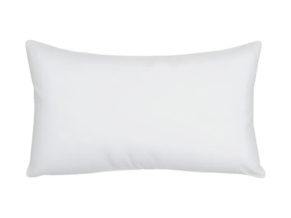 12" X 28" White Throw Pillow Insert