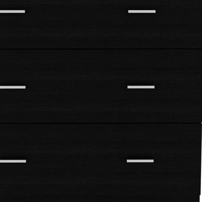 32" Black Three Drawer Dresser