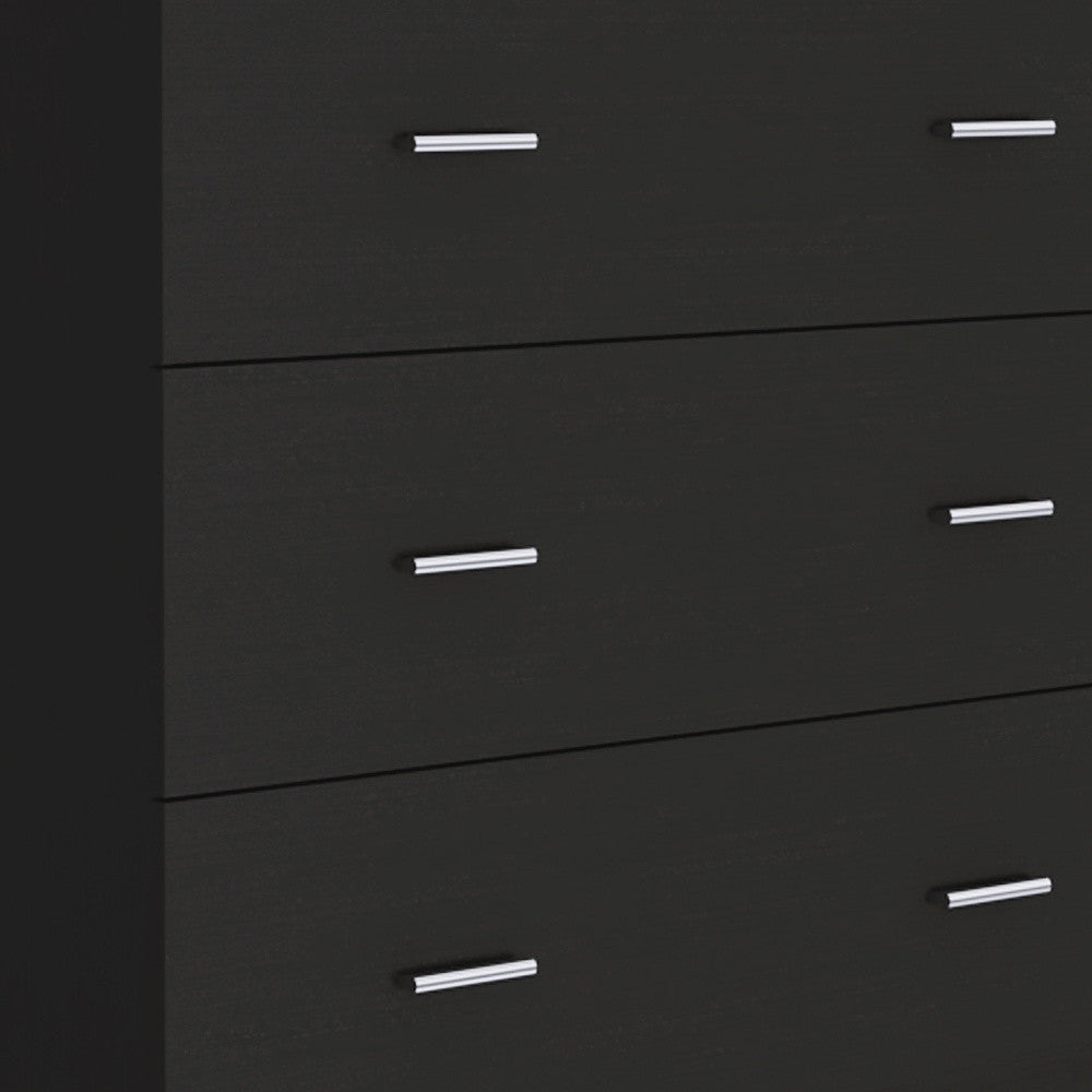 32" Black Three Drawer Dresser