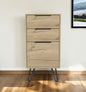 18" Natural Three Drawer Standard Chest