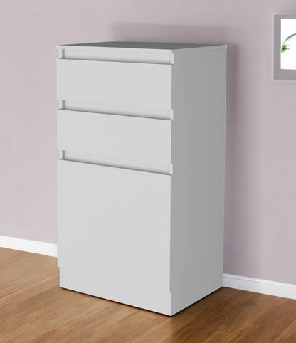 23" White Two Drawer Standard Chest