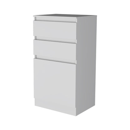 23" White Two Drawer Standard Chest