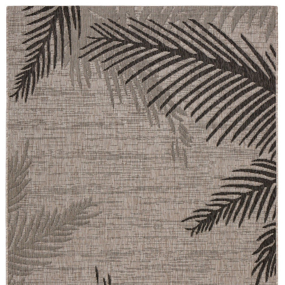 3' X 5' Beige Floral Indoor Outdoor Area Rug