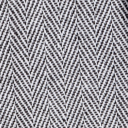 52" X 67" Gray and Ivory Woven Cotton Herringbone Throw Blanket with Fringe