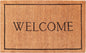 24" X 36" Natural and Black Coir Welcome Outdoor Door Mat