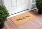 17" X 29" Natural and Black Coir This is Us Outdoor Door Mat