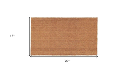 17" X 29" Natural Coir Outdoor Door Mat