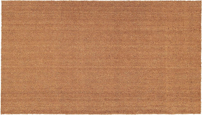 24" X 36" Natural Coir Solid Color Outdoor Door Mat