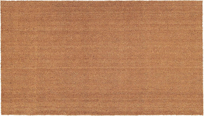 24" X 36" Natural Coir Solid Color Outdoor Door Mat