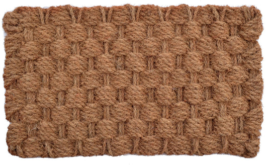 18" X 30" Brown Coir Weave Outdoor Door Mat