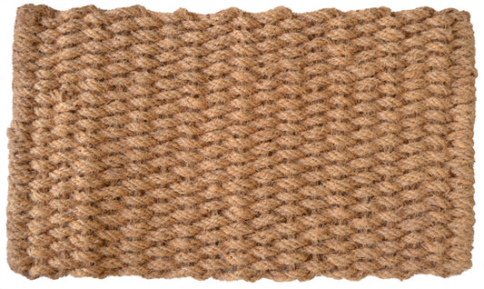 18" X 30" Brown Coir Weave Outdoor Door Mat