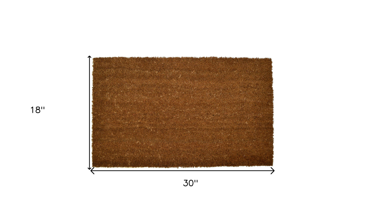 18" X 30" Brown Coir Outdoor Door Mat