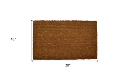 18" X 30" Brown Coir Outdoor Door Mat