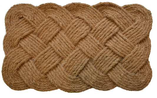 18" X 30" Brown Coir Weave Outdoor Door Mat