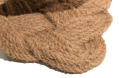 24" X 37" Brown Coir Weave Outdoor Door Mat