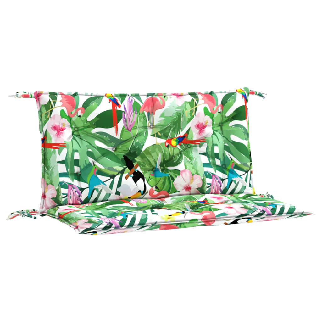 Garden Bench Cushions 2pcs Multicolor 39.4"x19.7"x2.8" Fabric