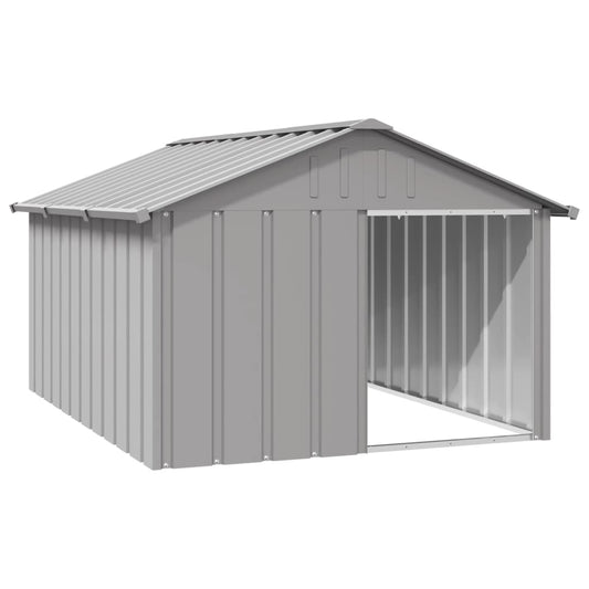 Dog House Gray 45.9"x60.2"x32.1" Galvanized Steel