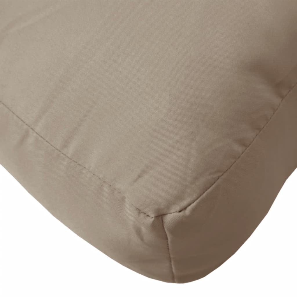 Pallet Cushion Taupe 23.6"x15.7"x4.7" Fabric