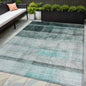 3' X 5' Taupe Ombre Washable Non Skid Indoor Outdoor Area Rug