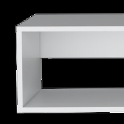 59" White Floating Mount TV Stand