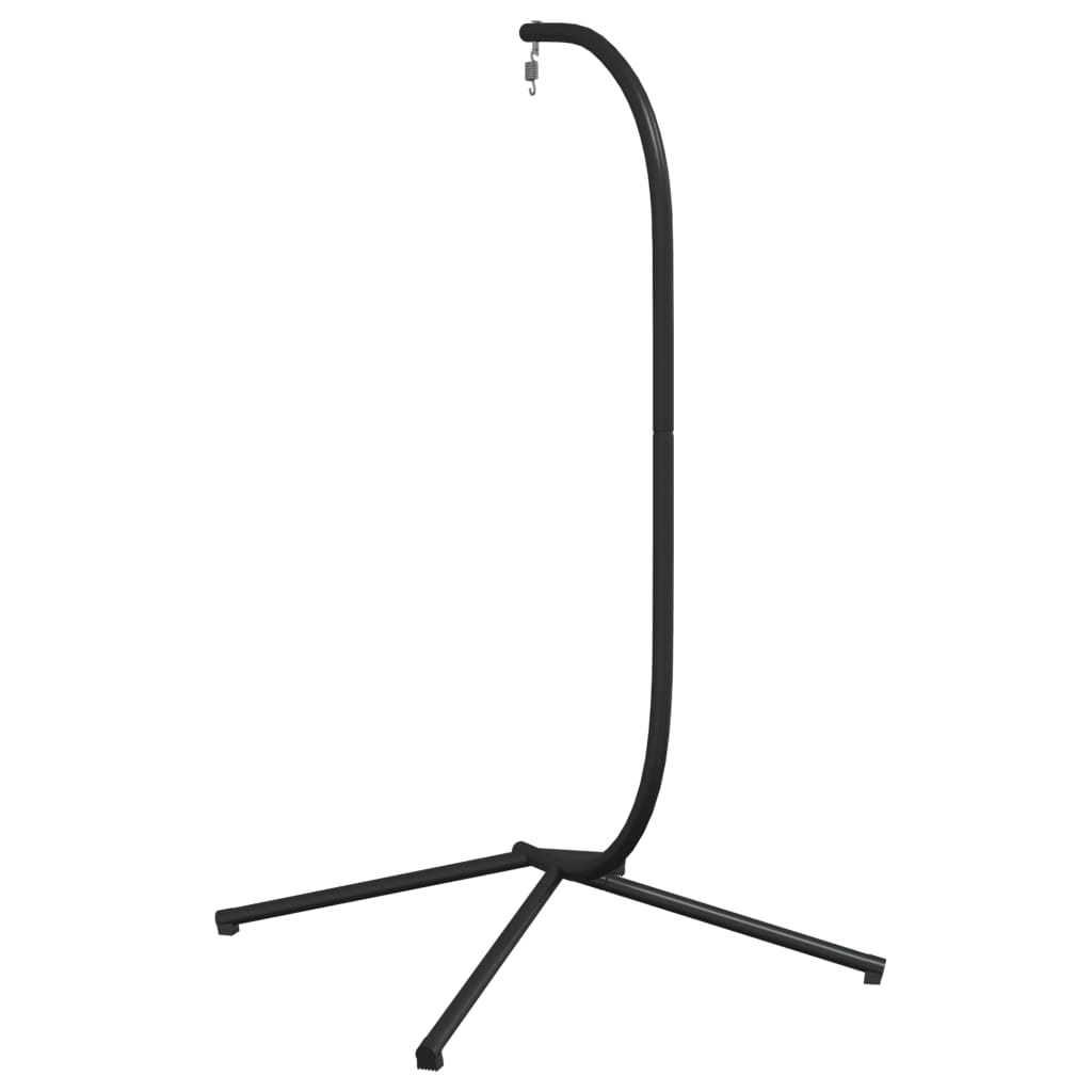 Hanging Egg Chair Stand Black Steel