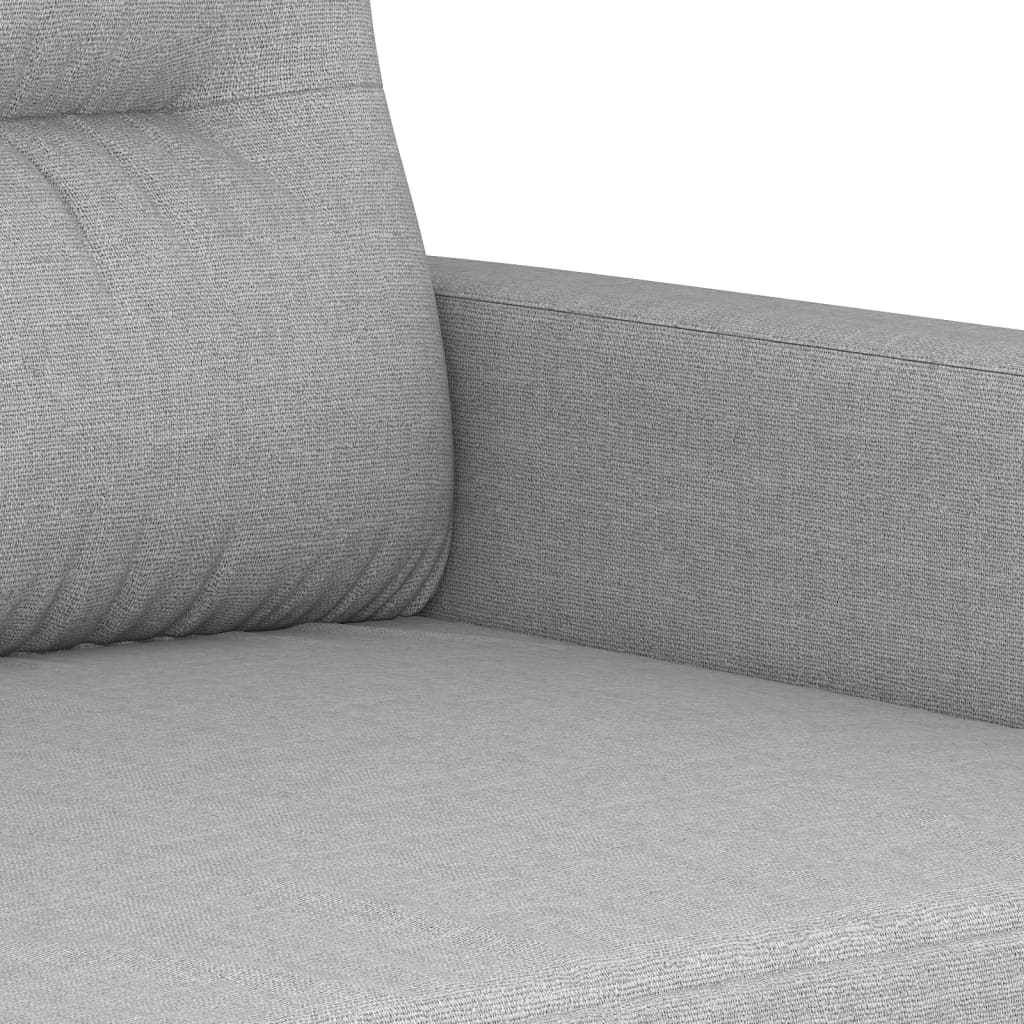 3-Seater Sofa Light Gray 82.7" Fabric