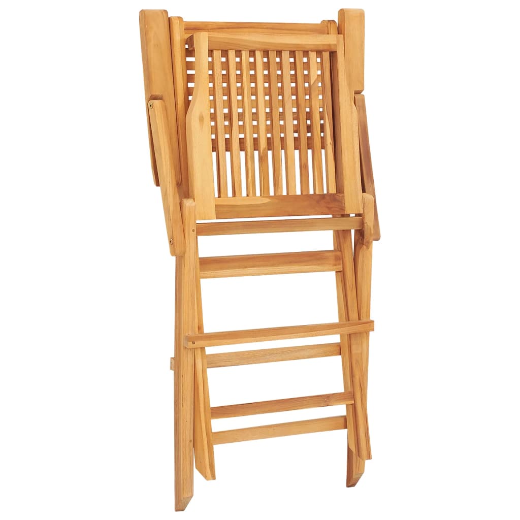 Folding Patio Chairs 2 pcs 21.7"x24.4"x35.4" Solid Wood Teak