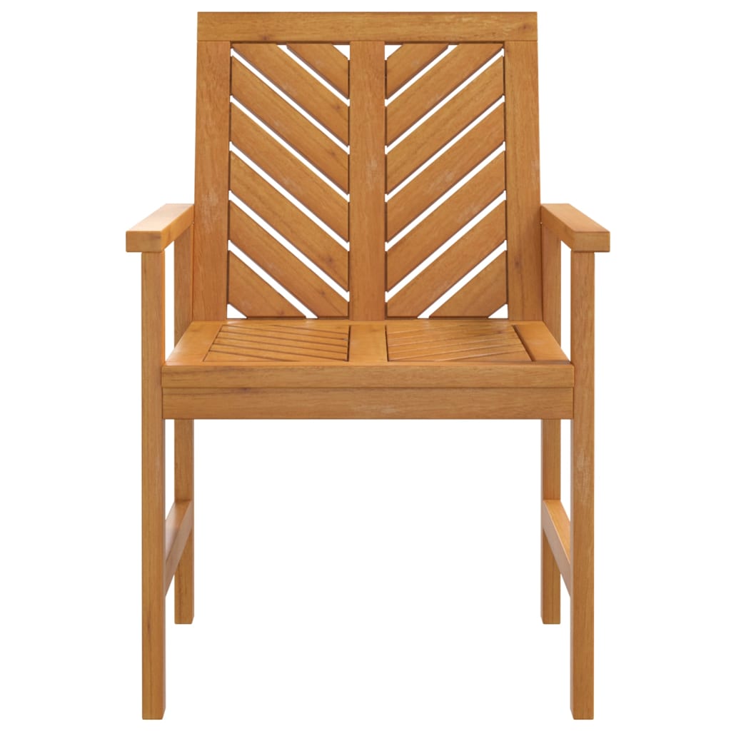 Patio Dining Chairs 4 pcs Solid Wood Acacia