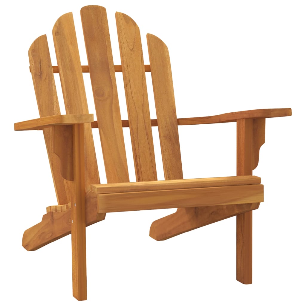 Patio Adirondack Chair 31.1"x37.4"x36.2" Solid Wood Teak