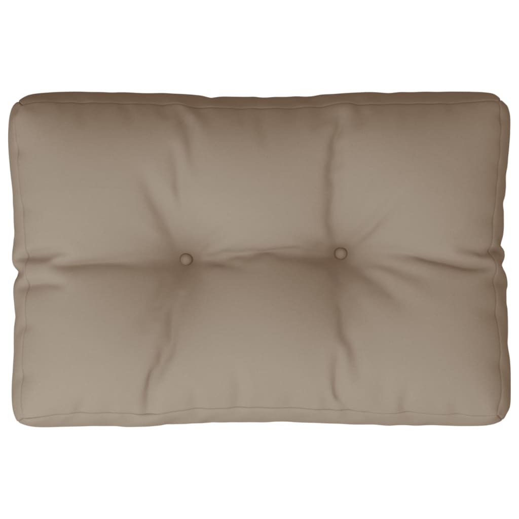 Pallet Cushion Taupe 23.6"x15.7"x4.7" Fabric