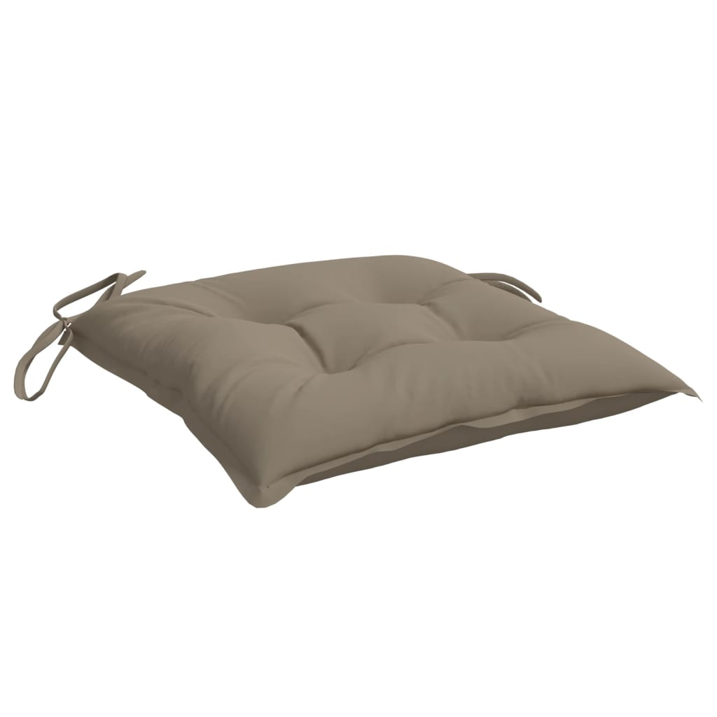 Pallet Cushions 2 pcs Taupe 19.7"x19.7"x2.8" Oxford Fabric