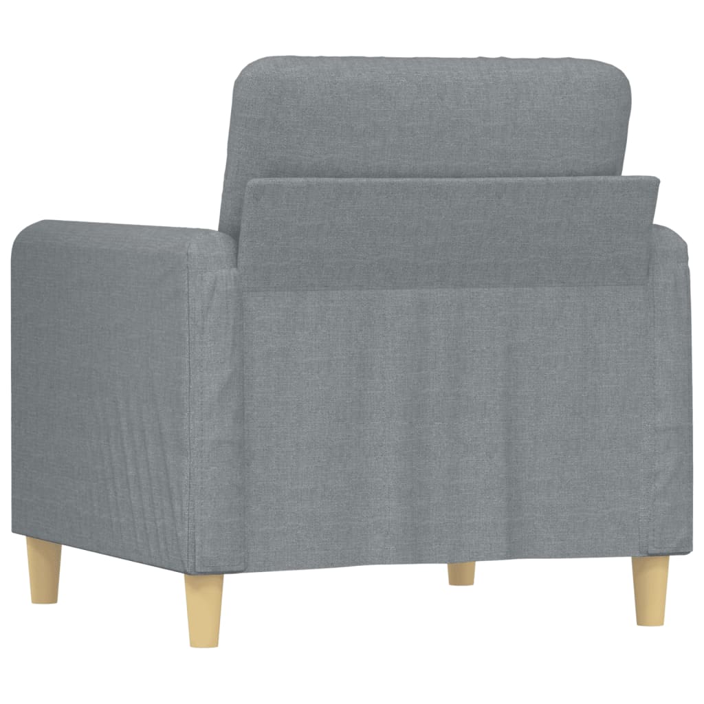 Sofa Chair Light Gray 23.6" Fabric