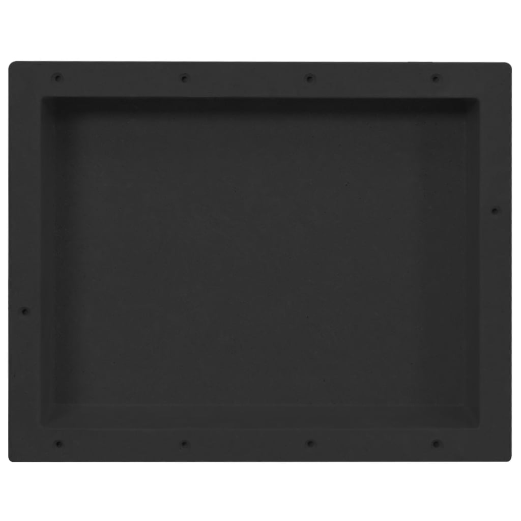 Shower Niche Matt Black 16.1"x20.1"x3.9"