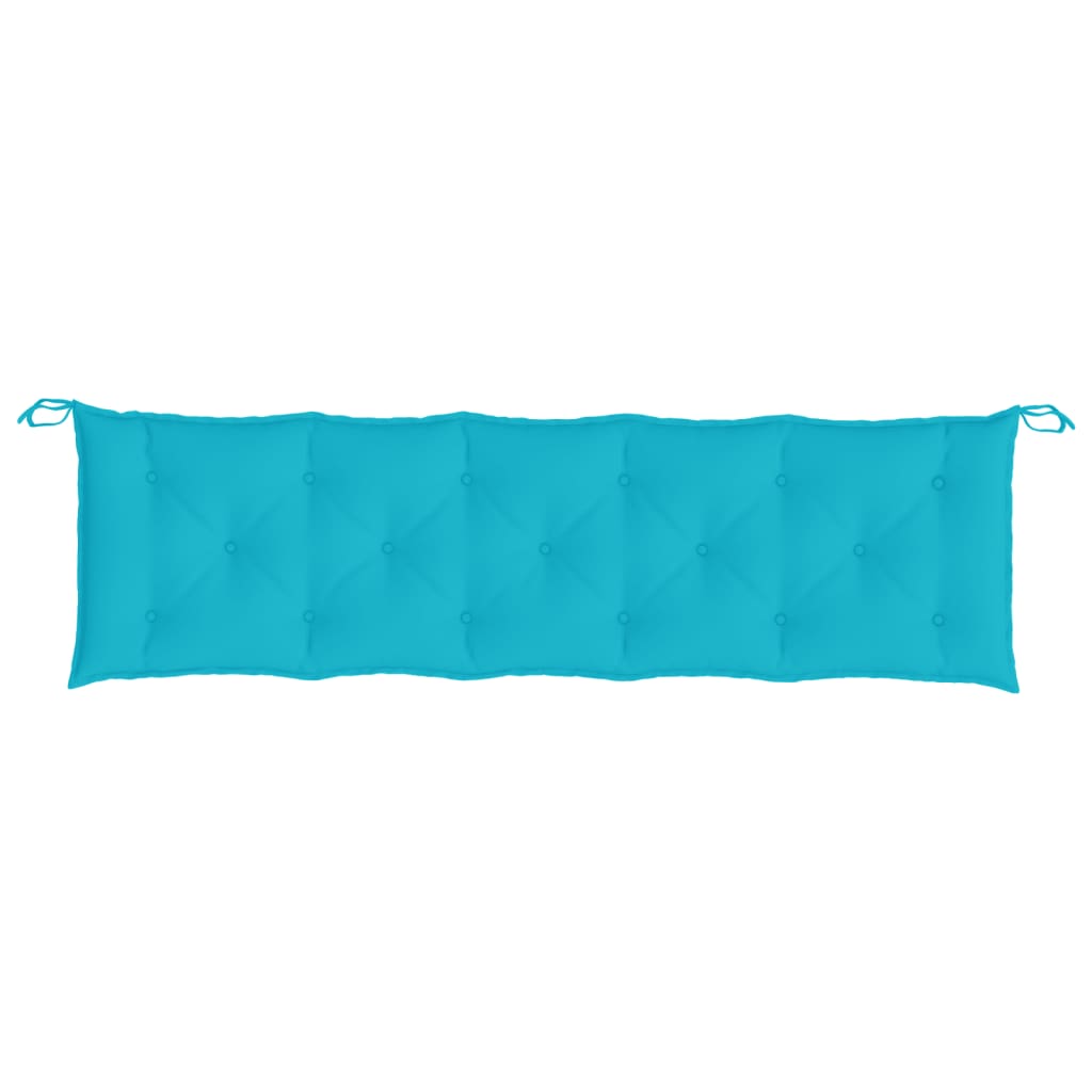 Garden Bench Cushions 2 pcs Turquoise Oxford Fabric