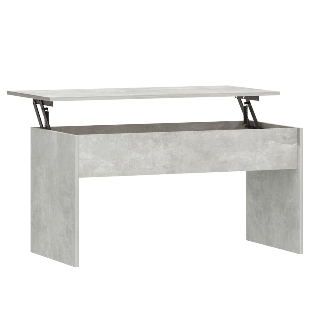 Coffee Table Concrete Gray 40.2"x19.9"x20.7" Engineered Wood