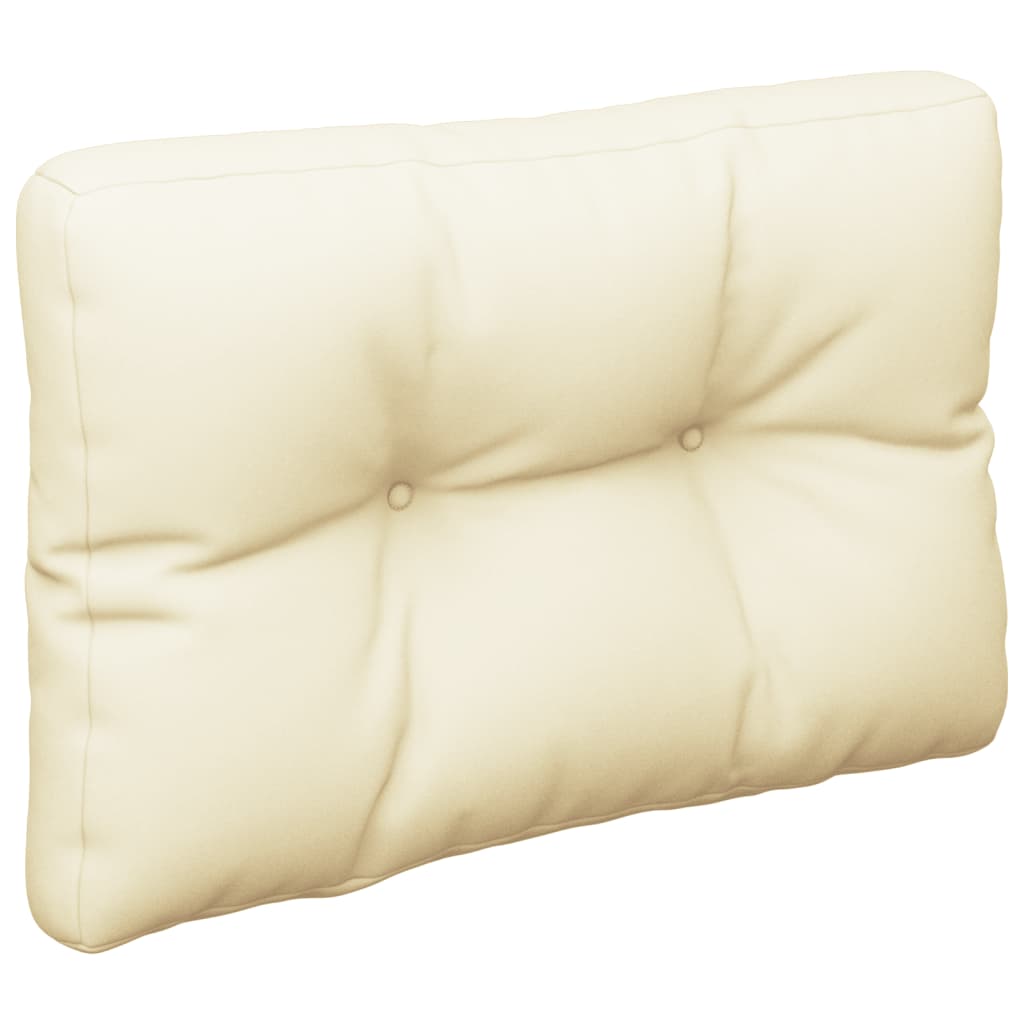 Pallet Cushion Cream 19.7"x15.7"x4.7" Fabric