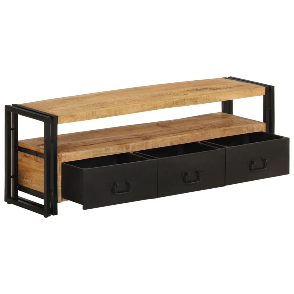 TV Stand 47.2"x11.8"x15.7" Solid Wood Mango