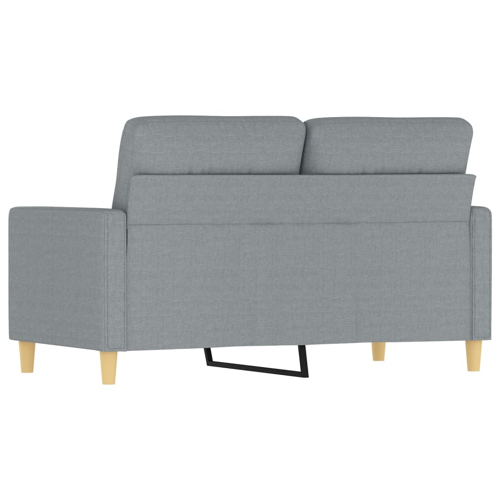 2-Seater Sofa Light Gray 47.2" Fabric