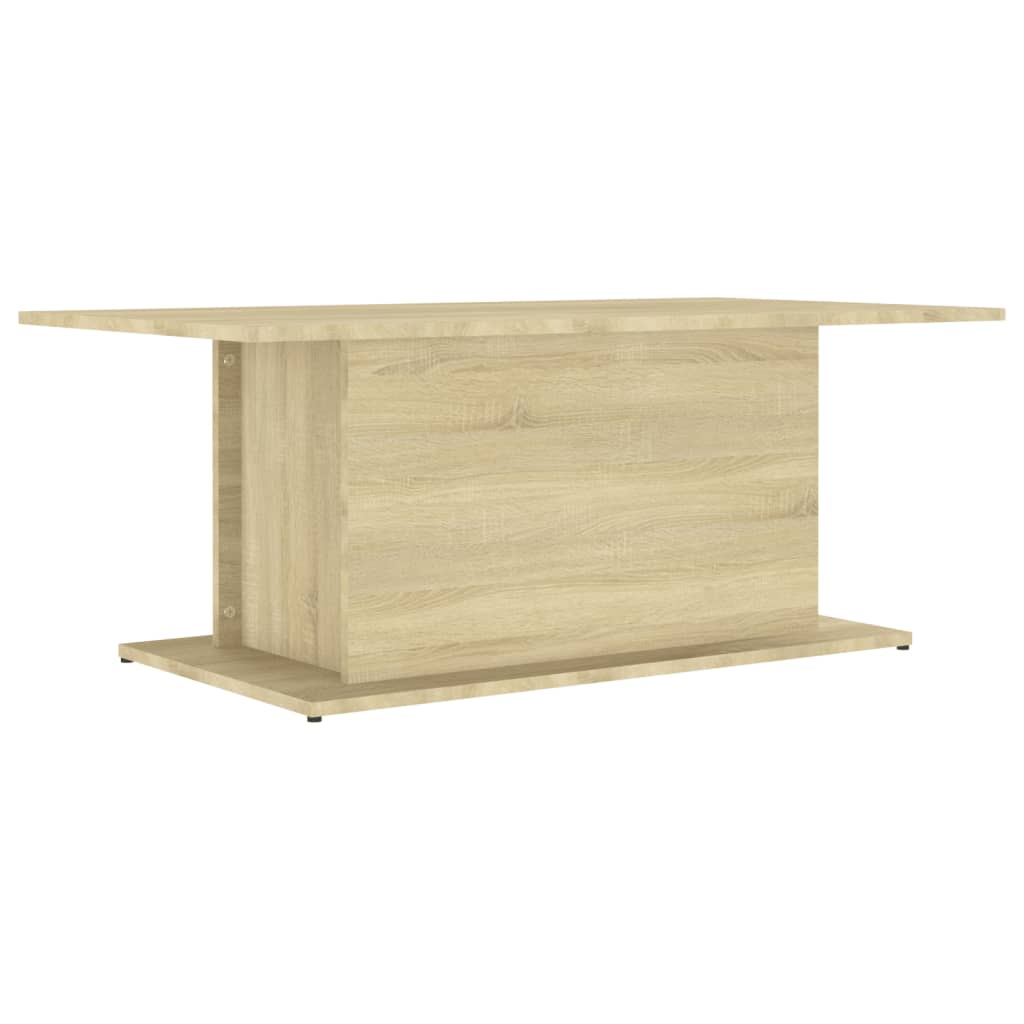 Coffee Table Sonoma Oak 40.2"x21.9"x15.7" Engineered Wood