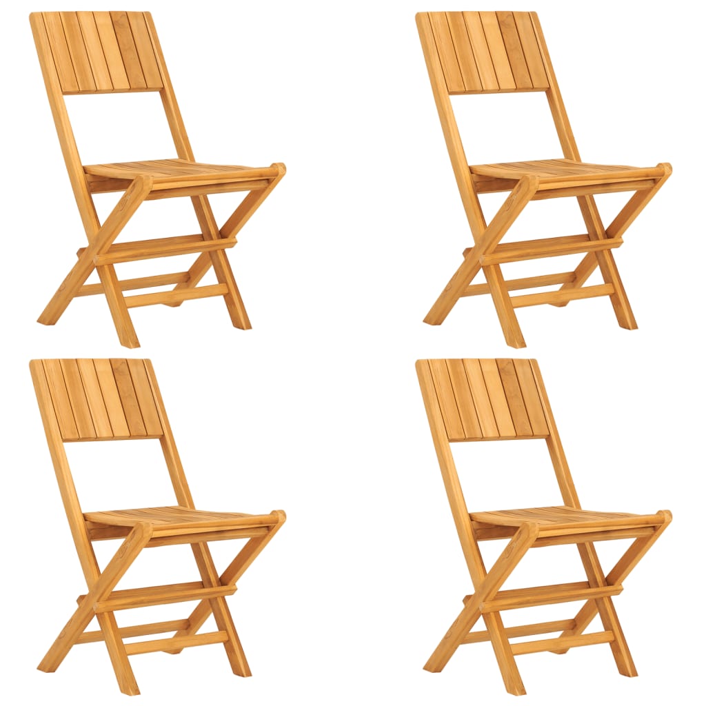 5 Piece Patio Dining Set Solid Wood Teak