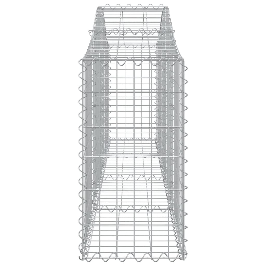 Arched Gabion Basket 78.7"x11.8"x23.6"/31.5" Galvanized Iron