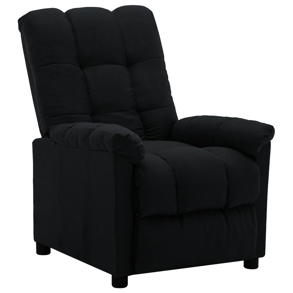 Recliner Black Fabric