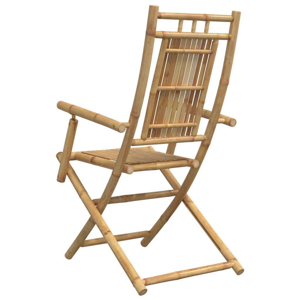 Folding Patio Chairs 6 pcs 20.9"x26"x39" Bamboo