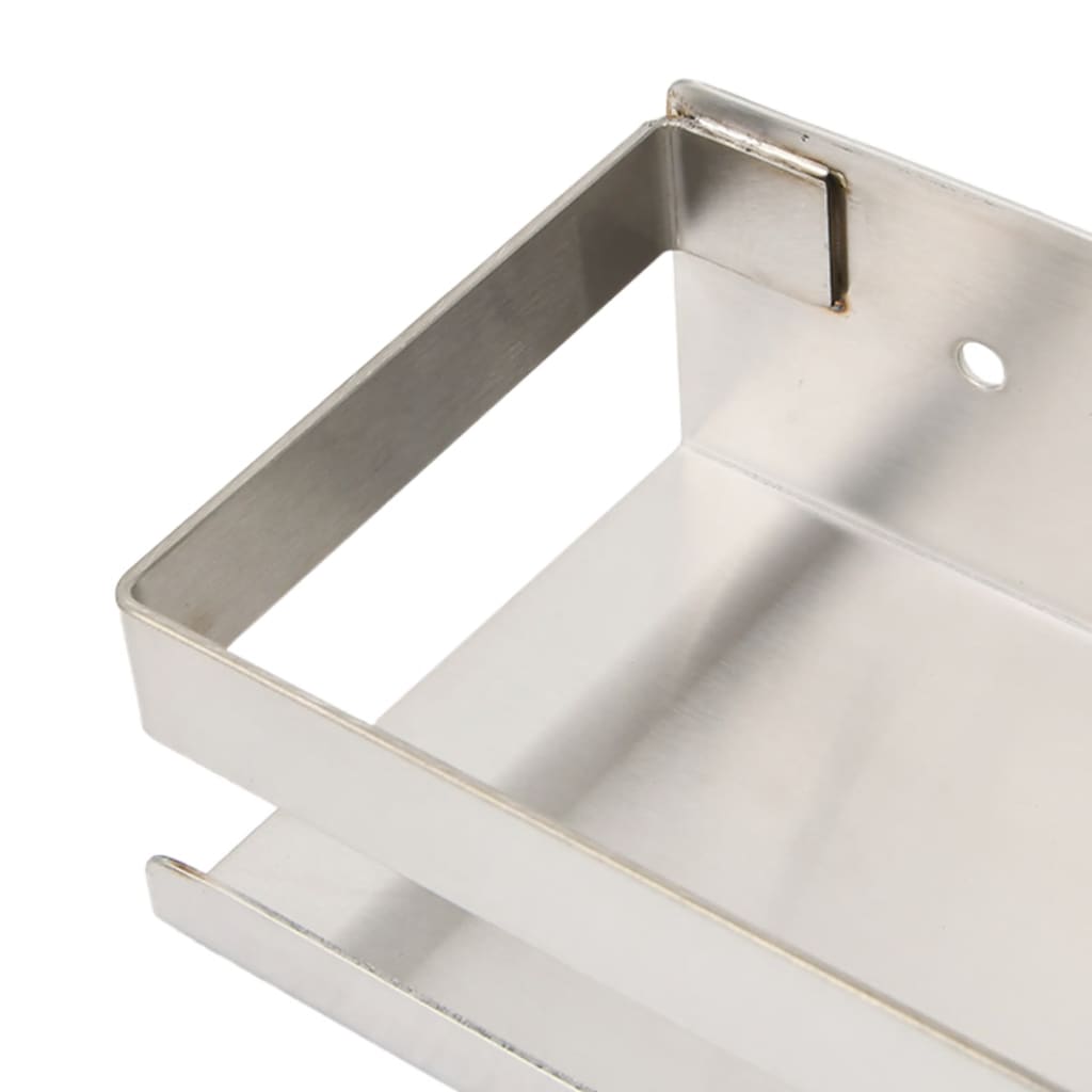 Shower Shelf 11.8"x3.9"x2.4" Brushed 304 Stainless Steel