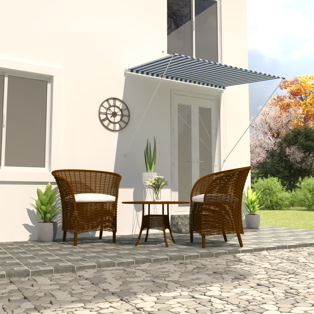 Retractable Awning 137.8"x59.1" Cream