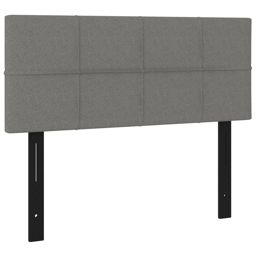 Headboard Dark Gray 39.4"x2"x30.7"/34.6" Fabric